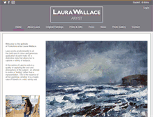 Tablet Screenshot of laurawallace.co.uk